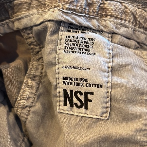 New NSF Madewell Natural Basquiat Pants Size 25 - Picture 10 of 11